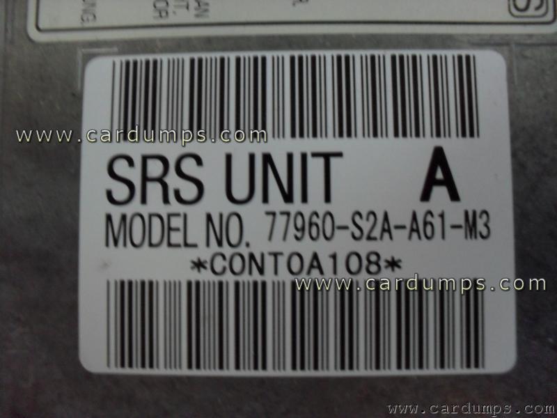 Honda S2000 airbag 93c86 77960-S2A-A61-M3