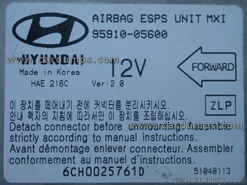 Hyundai Atos airbag 68HC05B16 95910-05600 