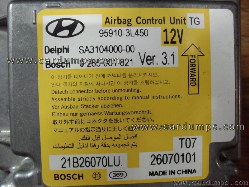 Hyundai Grandeur airbag 95320 95910-3L450 Ver. 3.1