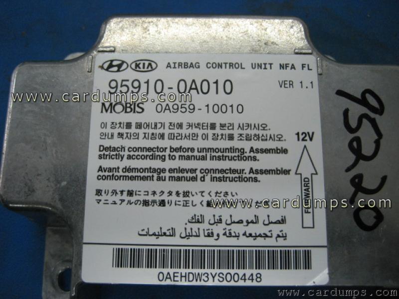 Hyundai Sonata 2009 airbag 25640 95910-0A010