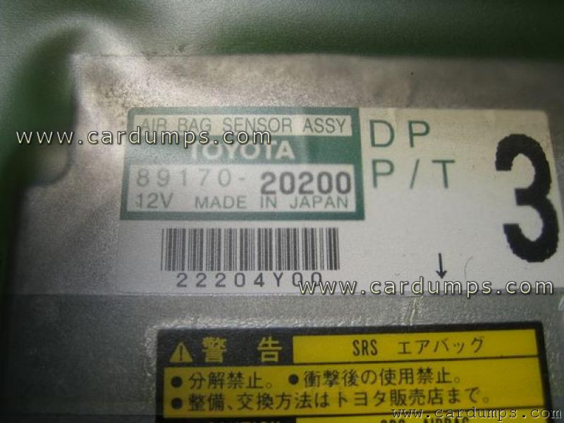 Toyota Allion 2003 airbag 93c56 89170-20200