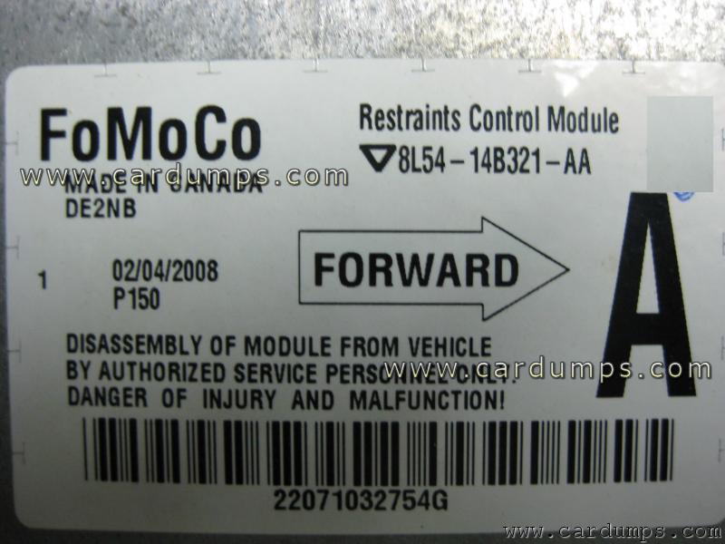 Mazda B4000 2008 airbag 95160 8L54-14B321-AA 
