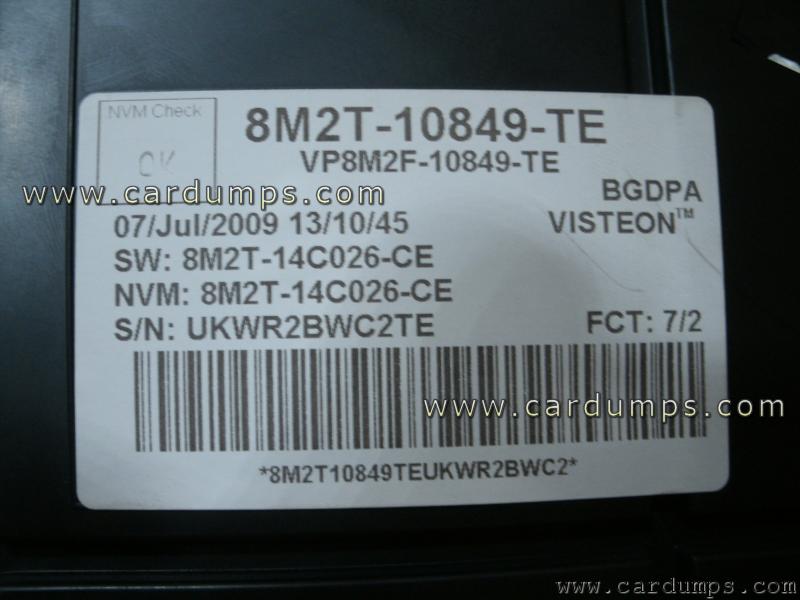 Ford Mondeo 2010 dash 24c16  8M2T-10849-TE