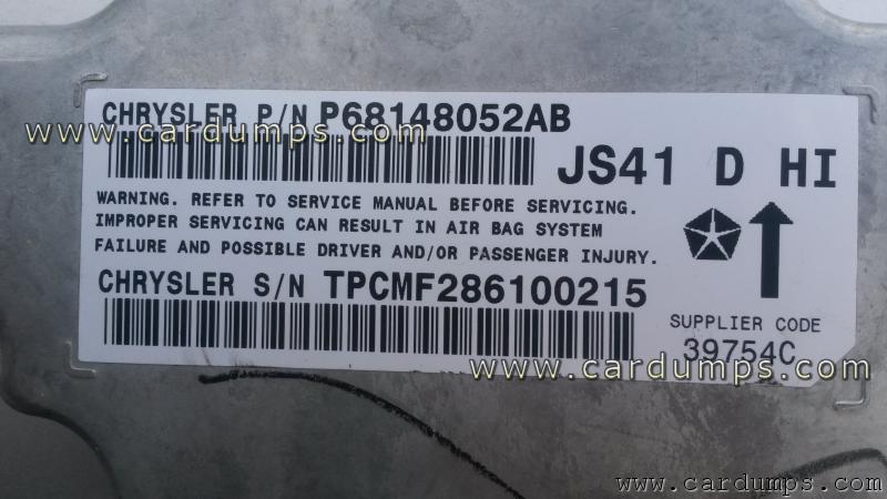 Dodge Avenger airbag 95256 P68148052AB