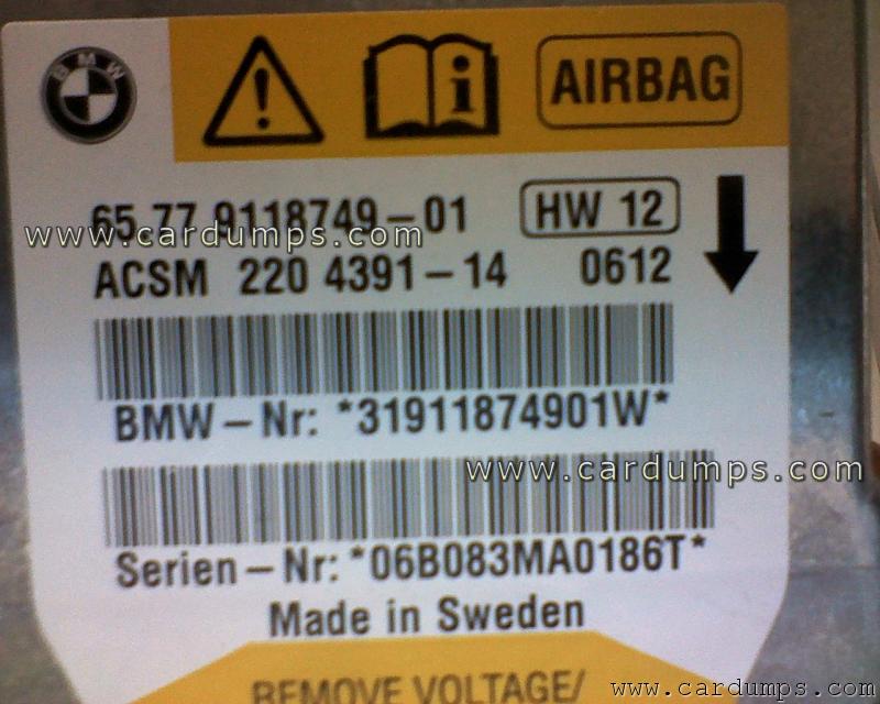 BMW E60 airbag 95128 65.77 9118749 - 01