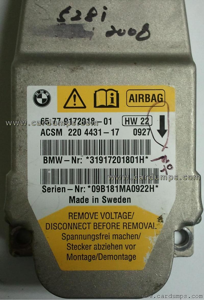 BMW E60 airbag 95128 65.77 9172018 - 01
