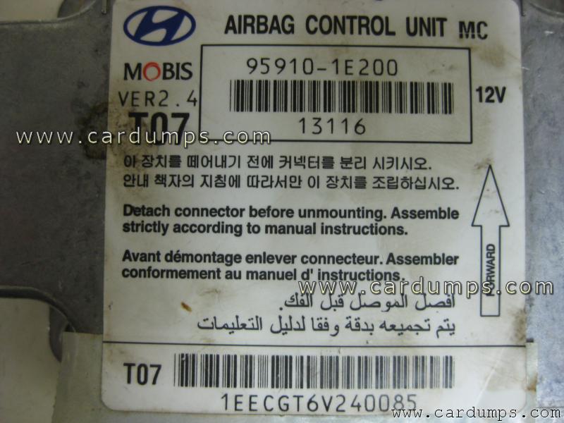 Hyundai Accent 2007 airbag 95640  95910-1E200
