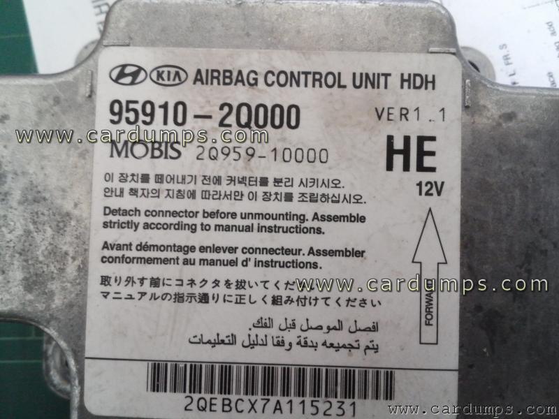 Hyundai Avante airbag 25640 95910-2Q000