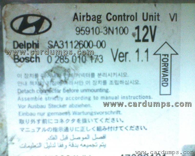 Hyundai Equus airbag 95640 95910-3N100