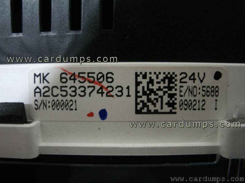 Mitsubishi Canter 2012 dash 93c56 MK 645506
