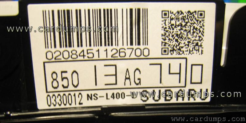 Subaru Outback 2008 dash 93c66 85013AG740