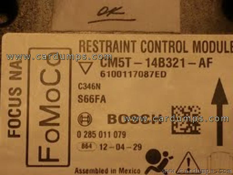 Ford Focus 2012 airbag 95640 CM5T 14B321 AF Bosch 0 285 011 079