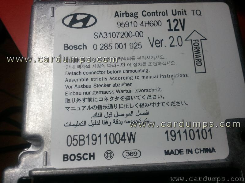 Hyundai Starex airbag 95320 95910-4H600 Bosch 0 285 001 925