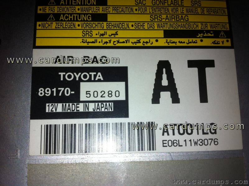 Lexus LS 460 airbag 93c66 89170-50280