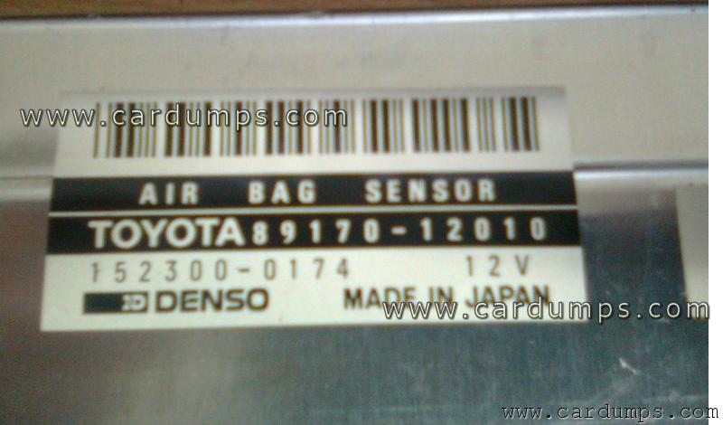 Toyota Corolla 1993 airbag 93c46 89170-12010 Denso 152300-0174