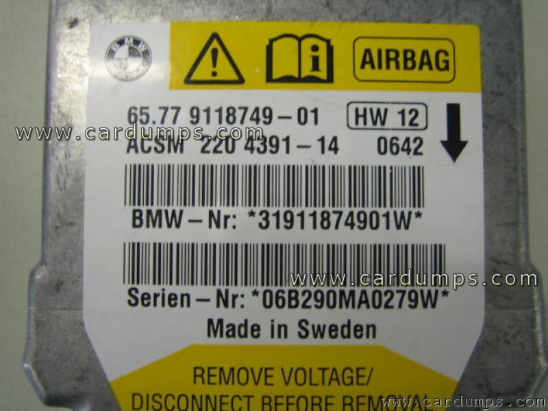 BMW E60 2007 airbag 95128 65.77 9118749 - 01