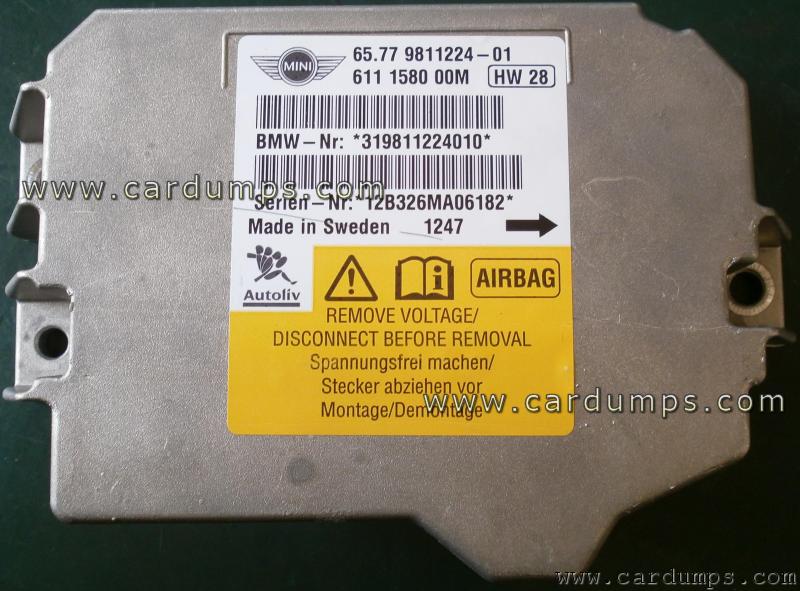 MINI Cooper 2012 airbag 95128 65.77 9811224