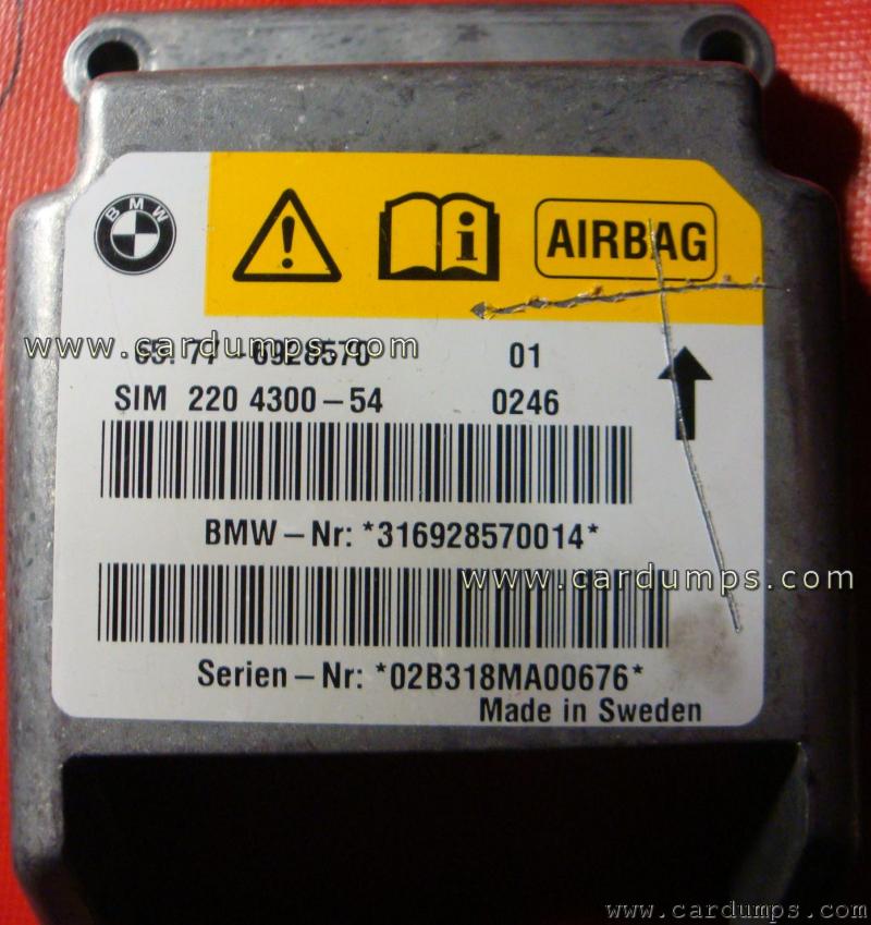 BMW E60 airbag 68HC912B32 65.77-6928570