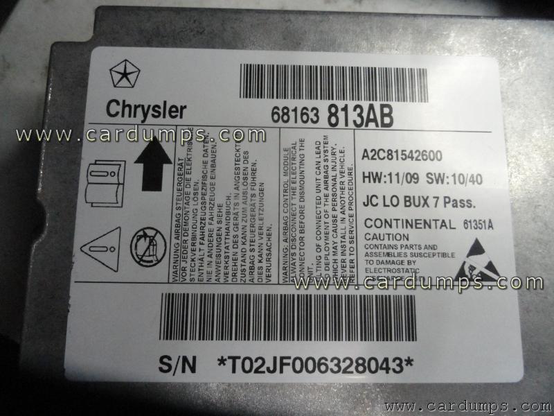 Dodge Journey airbag 95128 68163813AB