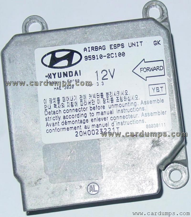 Hyundai Coupe airbag 68HC11E20 95910-2C100