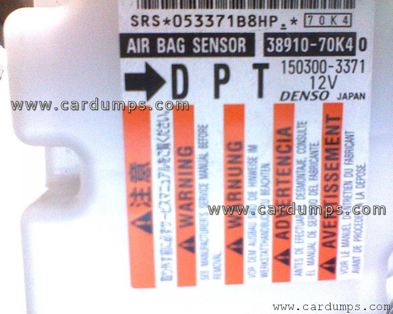 Suzuki Alto airbag 93c56 38910-70K40 Denso 150300-3371