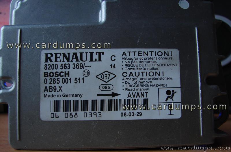 Renault Clio airbag 95160 8200 563 369 Bosch - 0 285 001 511