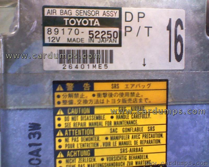 Toyota Ist airbag 93c56 89170-52250