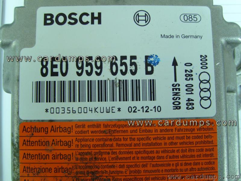 Audi A4 airbag CR16MCS5 8E0 959 655 B Bosch 0 285 001 483