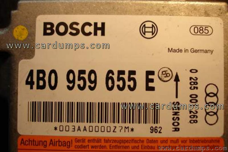 Audi S6 airbag CR16 4B0 959 655 E Bosch 0 285 001 268 085