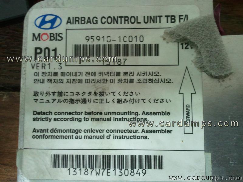 Hyundai Getz 2007 airbag 24lc04 95910-1C010 Mobis 13187