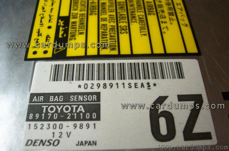 Scion tC 2009 airbag 93c56 89170-21100 Denso 152300-9891