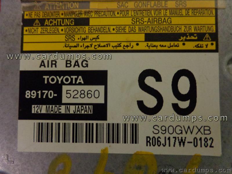 Scion xB 2006 airbag 93c66 89170-52860