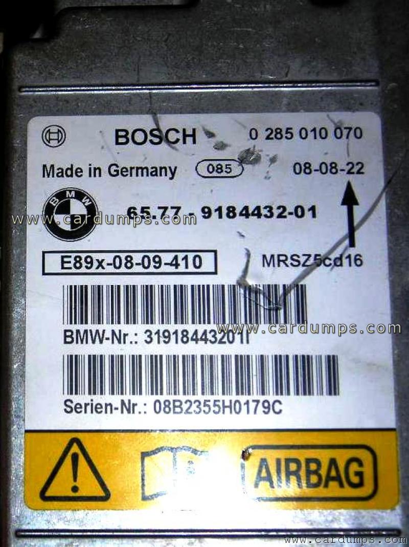 BMW E89 airbag 95640 65.77-9184432 Bosch 0 285 010 070