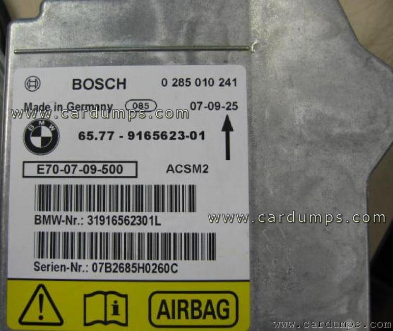 BMW E70 airbag 95128 65.77-9165623-01 Bosch  0 285 010 241