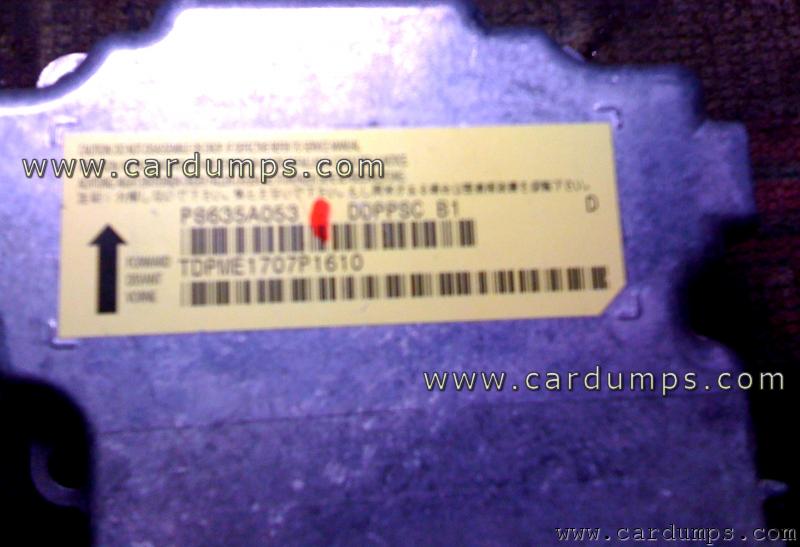 Mitsubishi Outlander 2007 airbag 25640 P8635A053