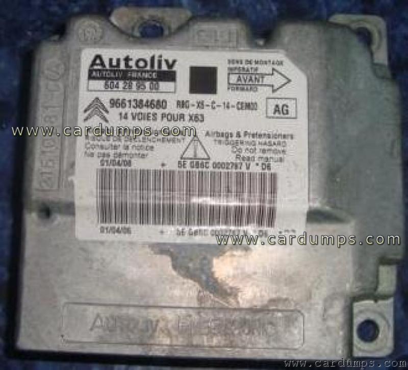 Citroen C6 2006 airbag 95320 96 613 846 80 Autoliv 604 28 95 00