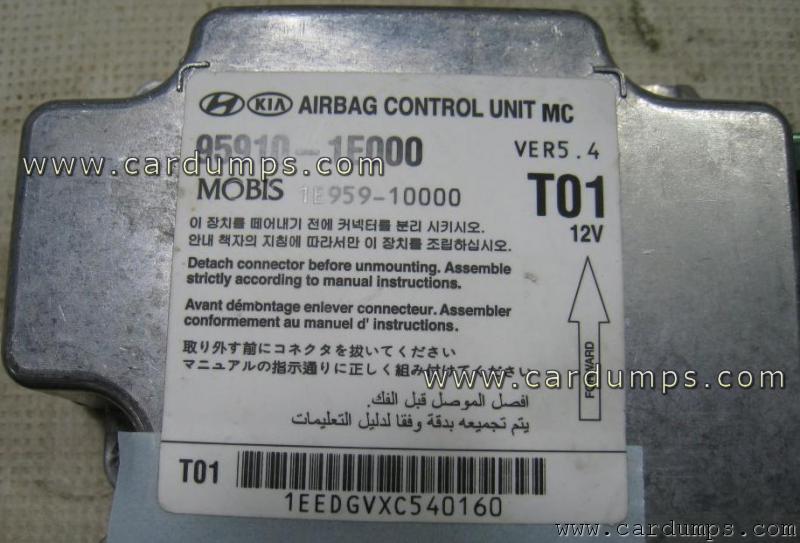 Hyundai Verna airbag 95640 95910-1E000 Mobis 2E959-10000
