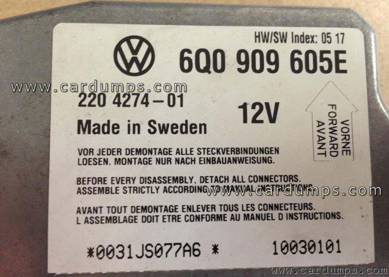 Volkswagen Beetle airbag 95320 6Q0 909 605 E VW8