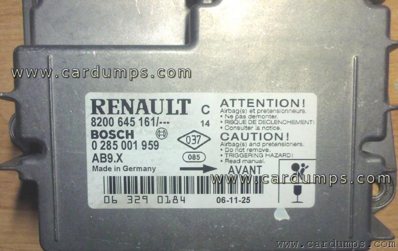 Renault Clio airbag 95160 8200 645 161 Bosch 0 285 001 959