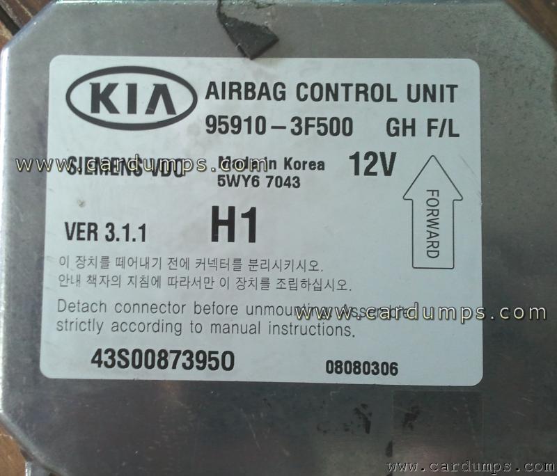 Kia Opirus airbag 95160 95910-3F500 Siemens 5WY67043