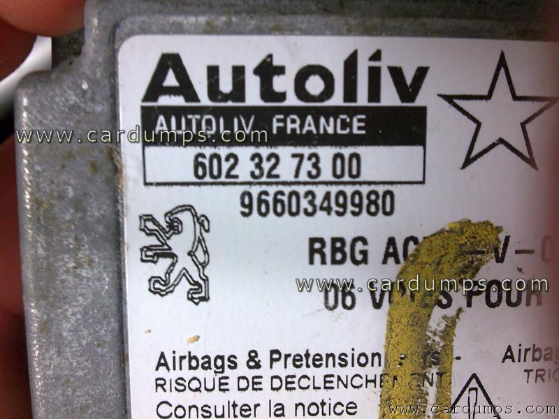 Peugeot 206 airbag 95080 602 32 73 00 Autoliv 96 603 499 80