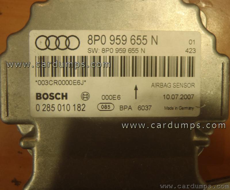 Audi A3 2007 airbag 95640 8P0 959 655 N Bosch 0 285 010 182