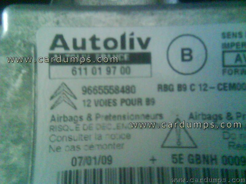 Peugeot Partner airbag 95320 96 655 584 80 Autoliv  611 01 97 00