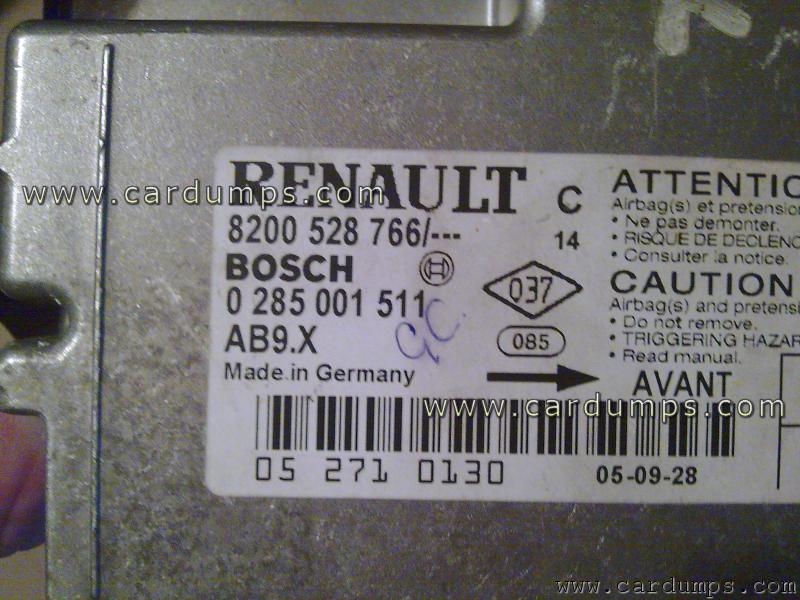Renault Clio airbag 95160 8200 528 766 Bosch 0 285 001 511