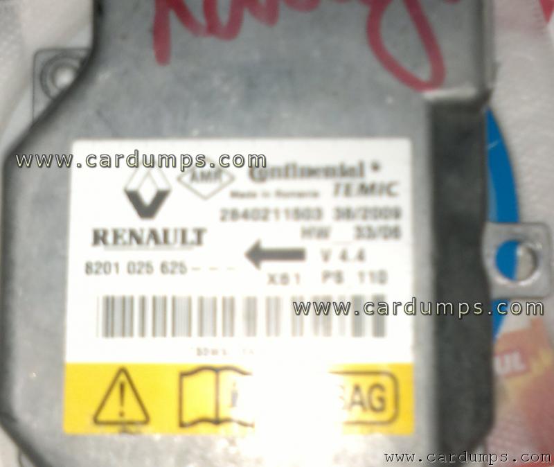 Renault Kangoo 2010 airbag 95160 8201 025 625 Continental