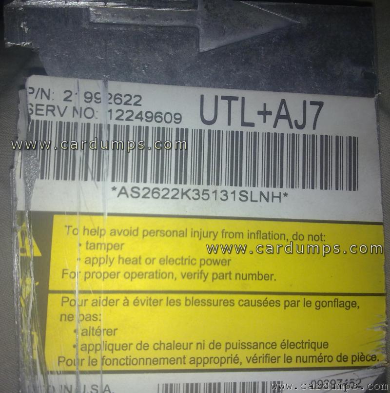 Cadillac Escalade 2005 airbag 68HC908AZ60A 21992622