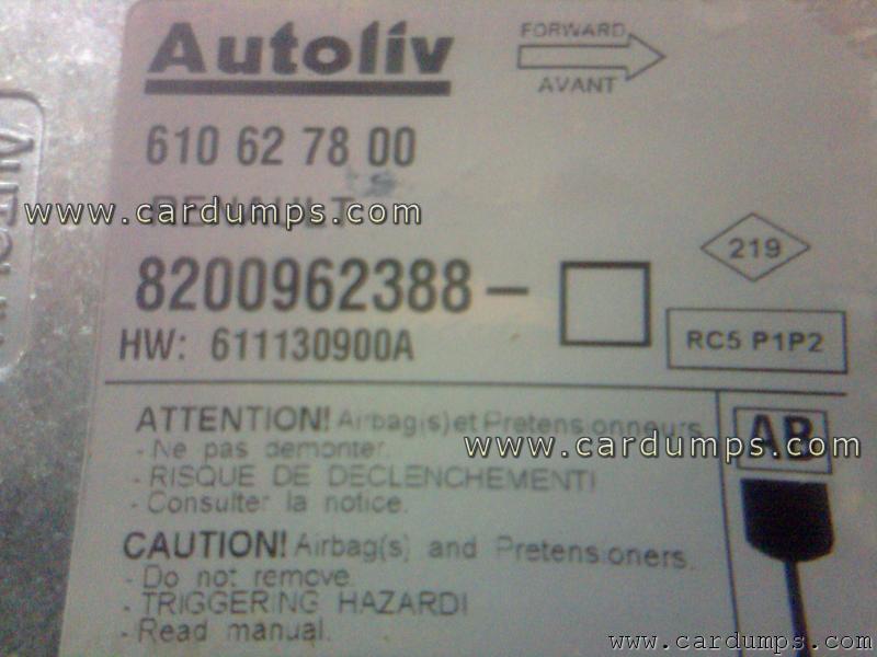 Renault Megane airbag 95640 8200 962 388 Autoliv 610 62 78 00