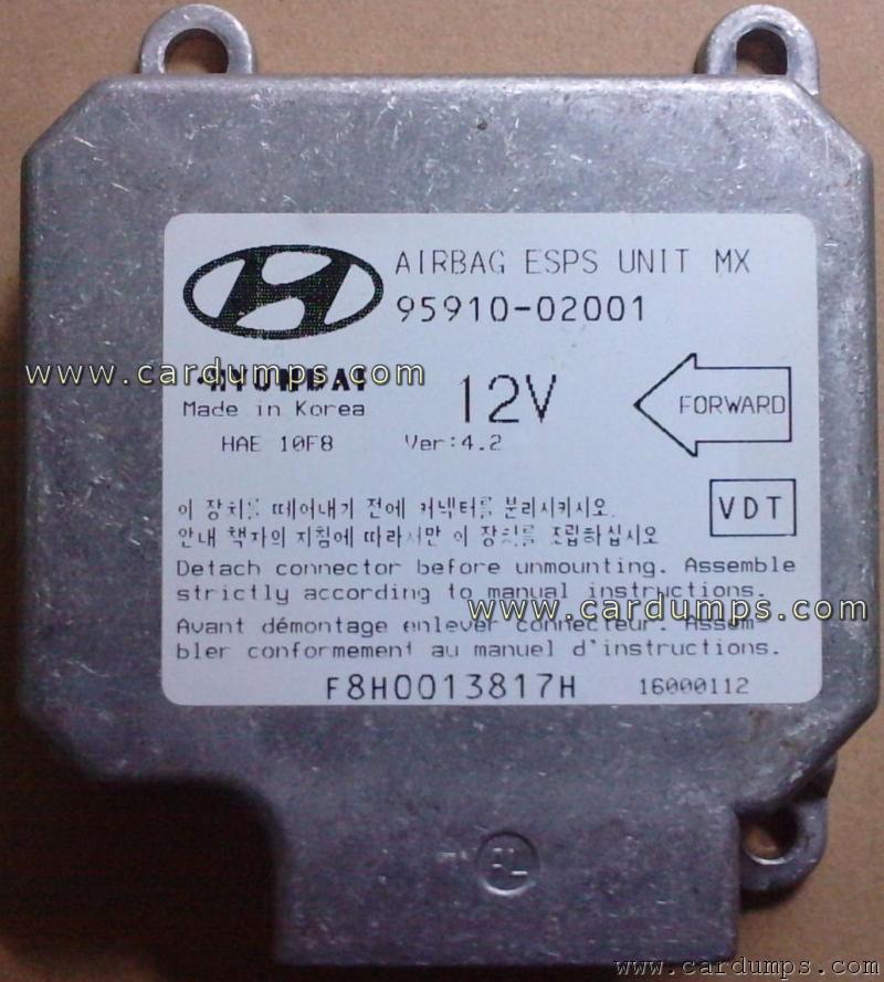 Hyundai Atos airbag 68HC05B16 95910-02001