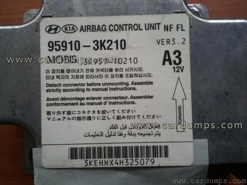 Hyundai Sonata airbag 25640 95910-3K210 Mobis 3K959-10210