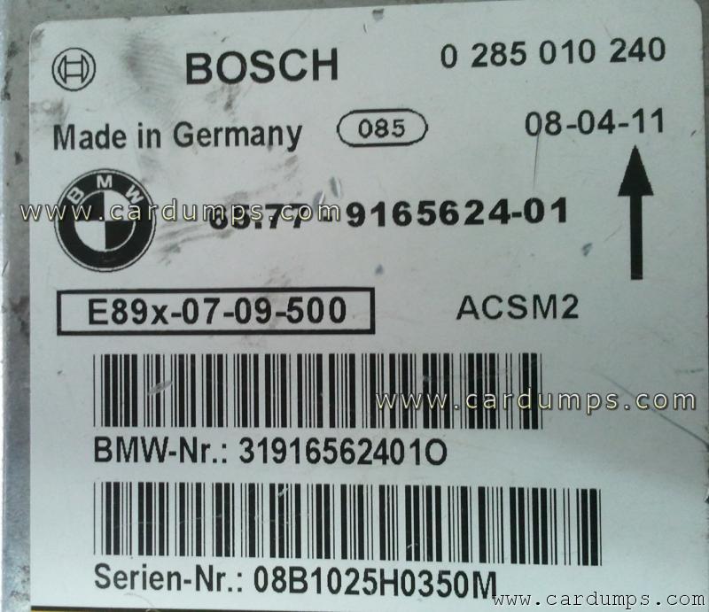 BMW E93 airbag 95128 65.77-9165624-01 Bosch 0 285 010 240